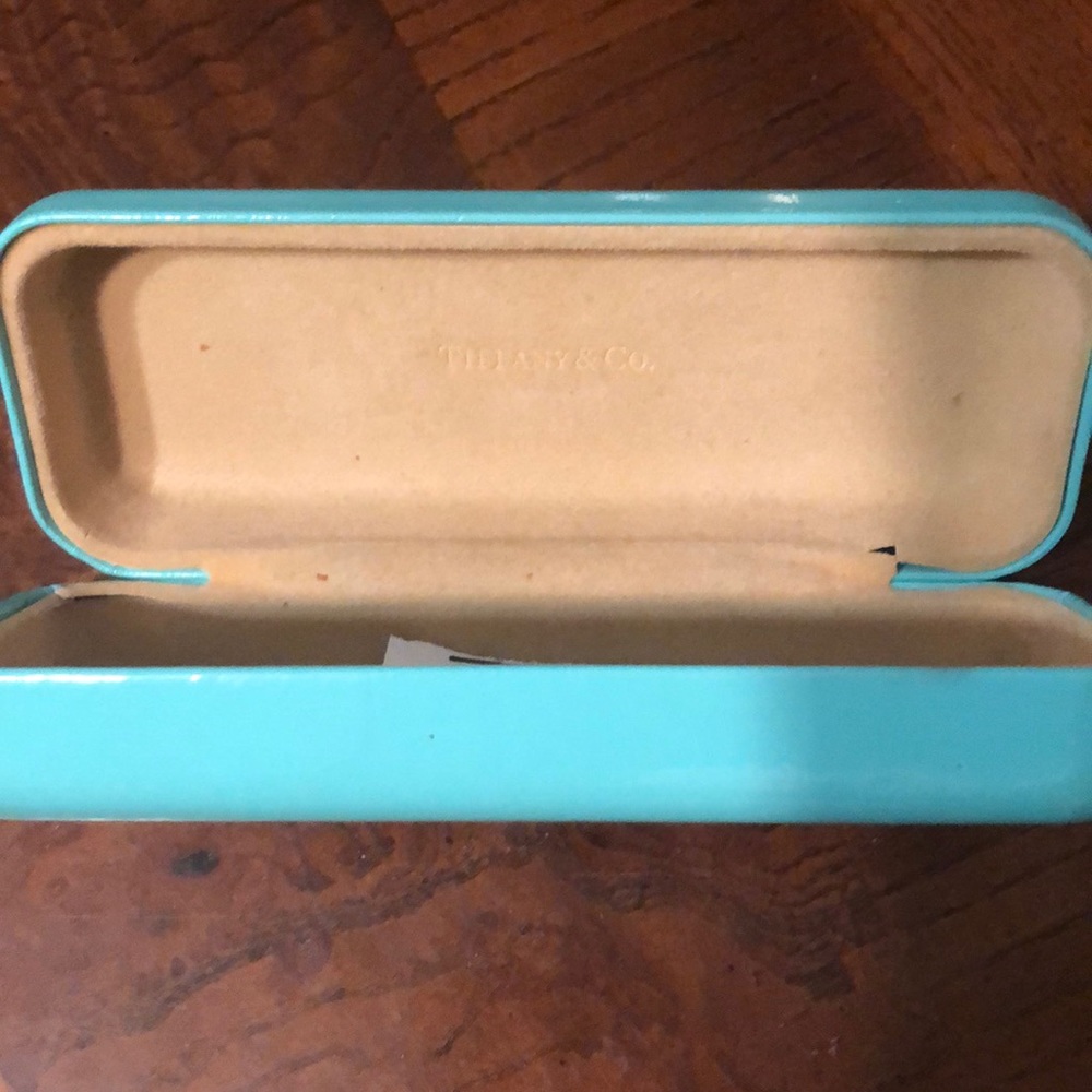 Aqua color Tiffany & Co. eyeglass/glasses case